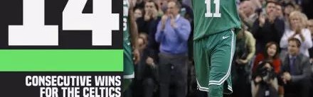  凯尔特人豪取十八连胜创纪录  