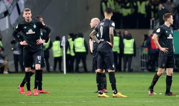  德甲老牌劲旅不莱梅濒临降级区  